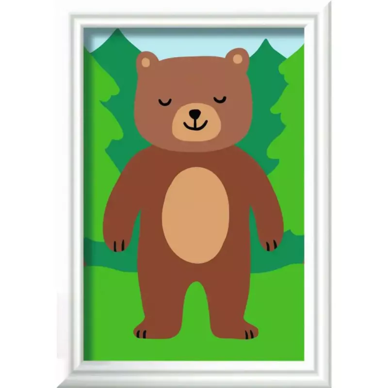 Piešimo rinkinys Ravensburger CreArt — Little Bear (modelis 23987) piešimo rinkinys