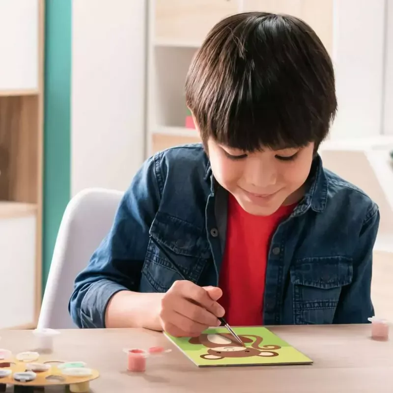 Ravensburger CreArt tapybos rinkinys Mažoji Beždžionėlė – vaikiškas kūrybinis dažų rinkinys