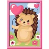 Tapybos pagal numerius rinkinys Ravensburger CreArt Hearty Hedgehog (modelis 25883) — tapybos komplektas