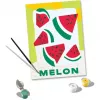 Tapybos pagal numerius rinkinys Ravensburger CreArt – Melionai (dizainas), Ravensburger 25516