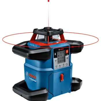 Lazerinis nivelyras Bosch GRL 600 CHV Professional — 18V raudono lazerio linija, baterija ProCORE18V 4,0Ah