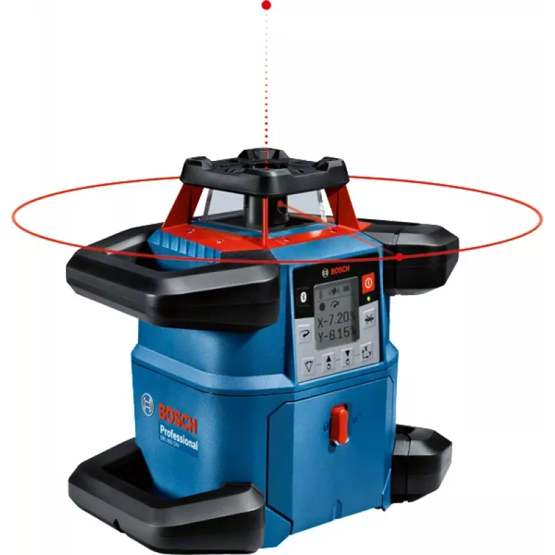 Lazerinis nivelyras Bosch GRL 600 CHV Professional — 18V raudono lazerio linija, baterija ProCORE18V 4,0Ah