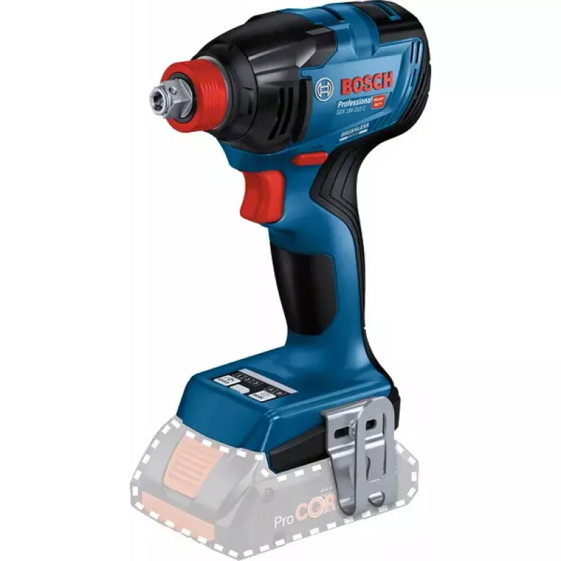 Smūginis suktuvas Bosch GDX 18V-210 C Professional, 18V, 184x223x99 mm