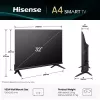 Hisense 32E4QT 81,3 cm (32 colių) HD išmanusis televizorius Wi-Fi juodas
