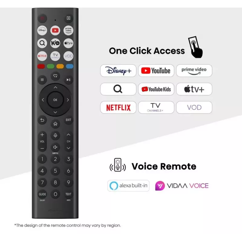 Hisense 55E77Q 139,7 cm (55 colių) 4K Ultra HD išmanusis televizorius Wi-Fi juodas