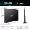 Hisense 58E77Q 147,3 cm (58 colių) 4K Ultra HD išmanusis televizorius Wi-Fi juodas
