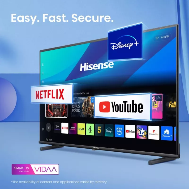 Hisense 40A5Q 101,6 cm (40 colių) Full HD išmanusis televizorius Wi-Fi juodas