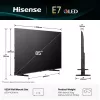 Hisense 85E77Q 2,16 m (85 colių) 4K Ultra HD išmanusis televizorius Wi-Fi juoda