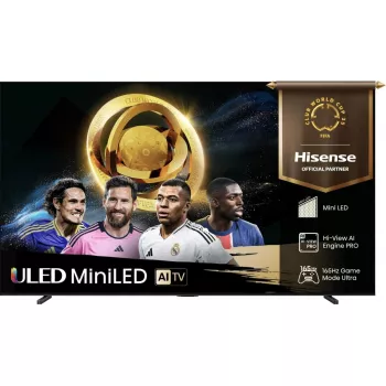 Hisense 100U7Q 2,54 m (100 colių) 4K Ultra HD išmanusis televizorius Wi-Fi juodas