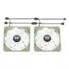 Kompiuterio korpuso ventiliatorius THERMALTAKE Matcha Green CT120 120 mm, 500–2000 RPM, 1,87 mmH2O, pilka, 2 vnt.