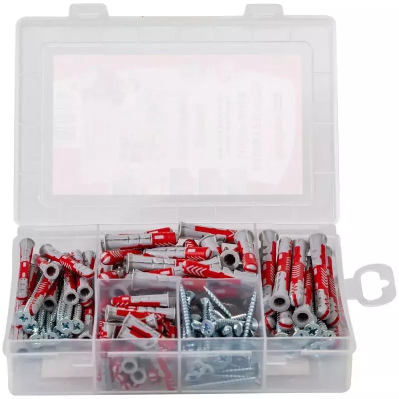 Varžtų ir sieninių kaiščių rinkinys Fischer 540299