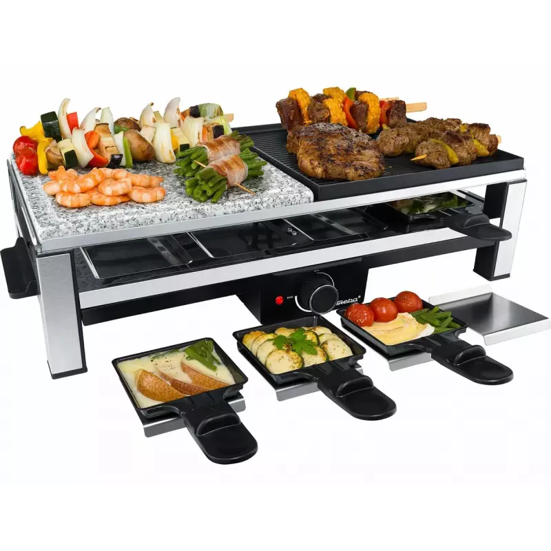 Ryžių viryklė Steba RC 108 2000 W juoda pilka nerūdijantis plienas