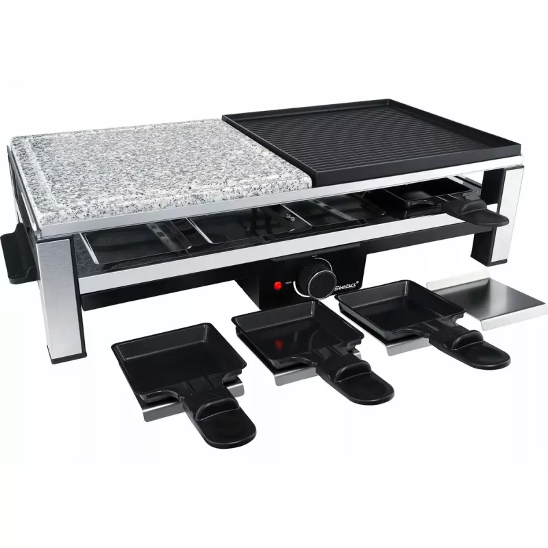 Ryžių viryklė Steba RC 108 2000 W juoda pilka nerūdijantis plienas