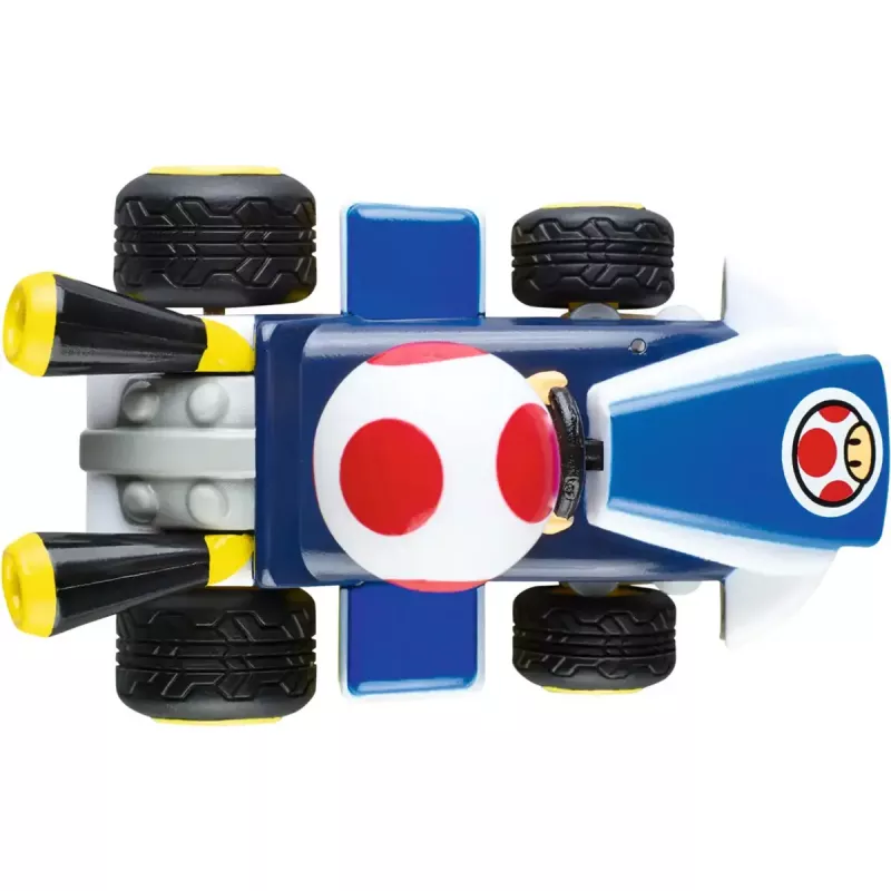 Radijo bangomis valdomas žaislinis automobilis CARRERA Mario Kart Mini RC – Toad Paperbox, 2,4 GHz
