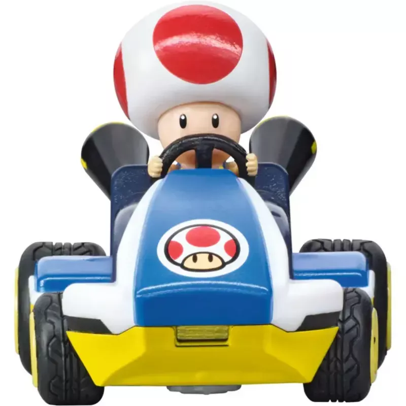 Radijo bangomis valdomas žaislinis automobilis CARRERA Mario Kart Mini RC – Toad Paperbox, 2,4 GHz