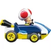 Radijo bangomis valdomas žaislinis automobilis CARRERA Mario Kart Mini RC – Toad Paperbox, 2,4 GHz