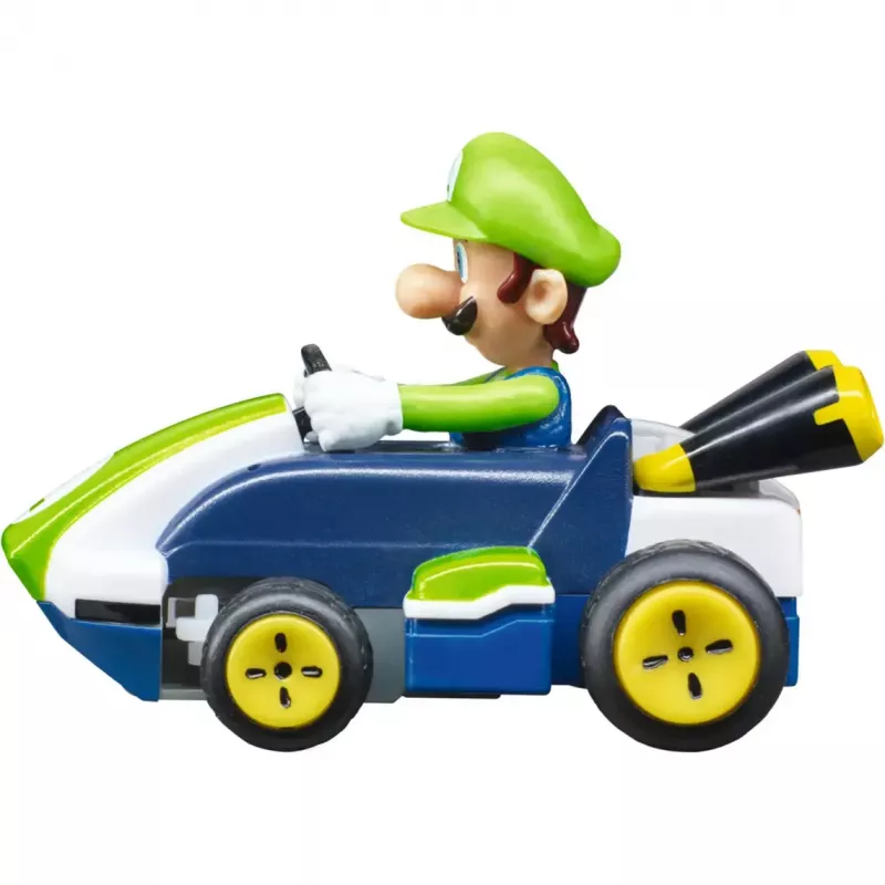 Radijo bangomis valdomas automobilis CARRERA Mario Kart Mini 2.4GHz – Luigi Paperbox