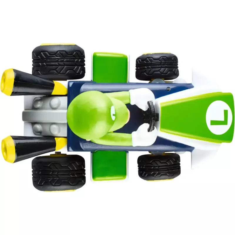Radijo bangomis valdomas automobilis CARRERA Mario Kart Mini 2.4GHz – Luigi Paperbox