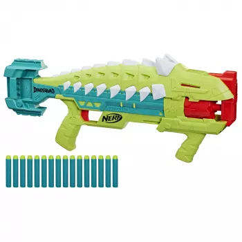 Nerf DinoSquad Armorstrike, žaislinis šautuvas, 8 m., 99 m., Dinozauras, 1 kg