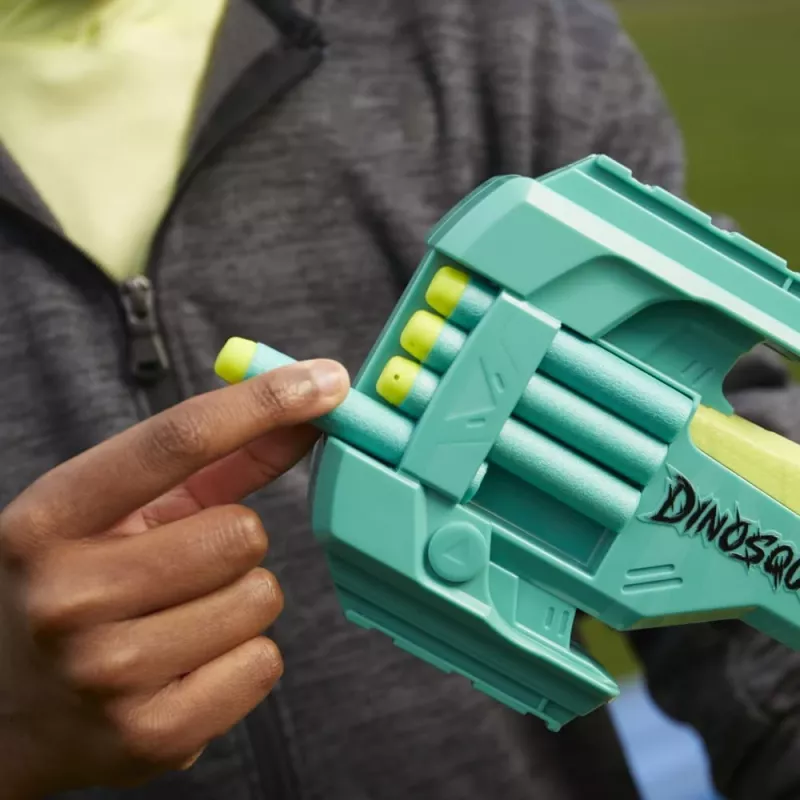 Nerf DinoSquad Armorstrike, žaislinis šautuvas, 8 m., 99 m., Dinozauras, 1 kg