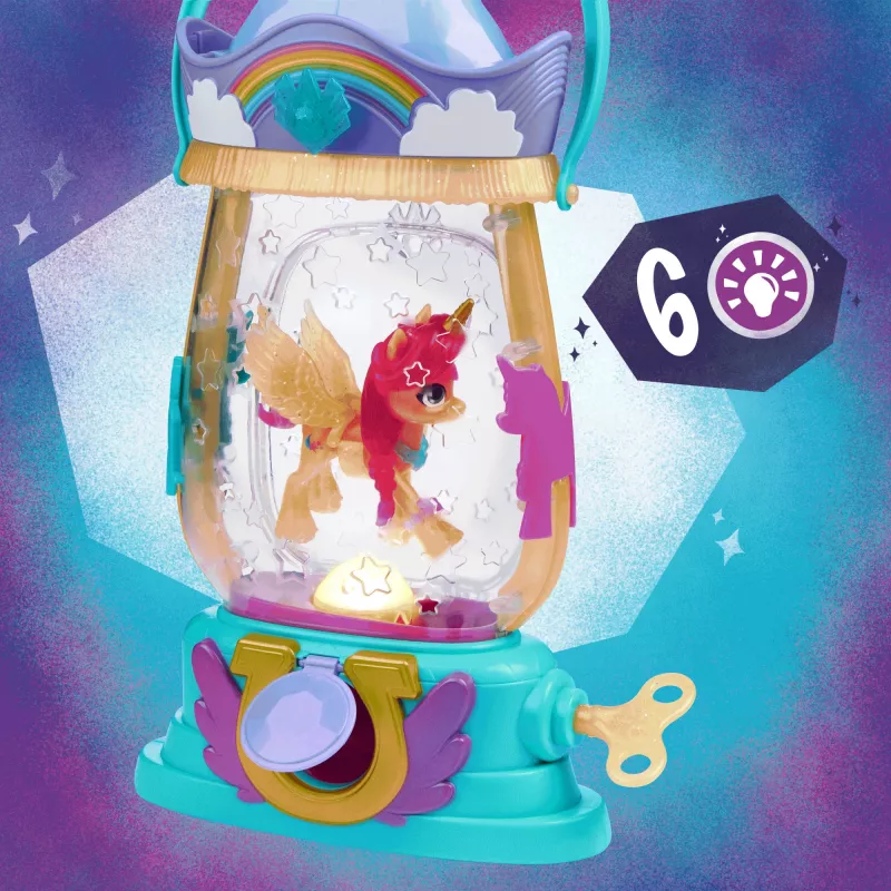 My Little Pony : Naujos kartos filmas „Sparkle Reveal“ žibintas Sunny Starscout – šviečiantis žaislas su 25 detalėmis, staigmenomis
