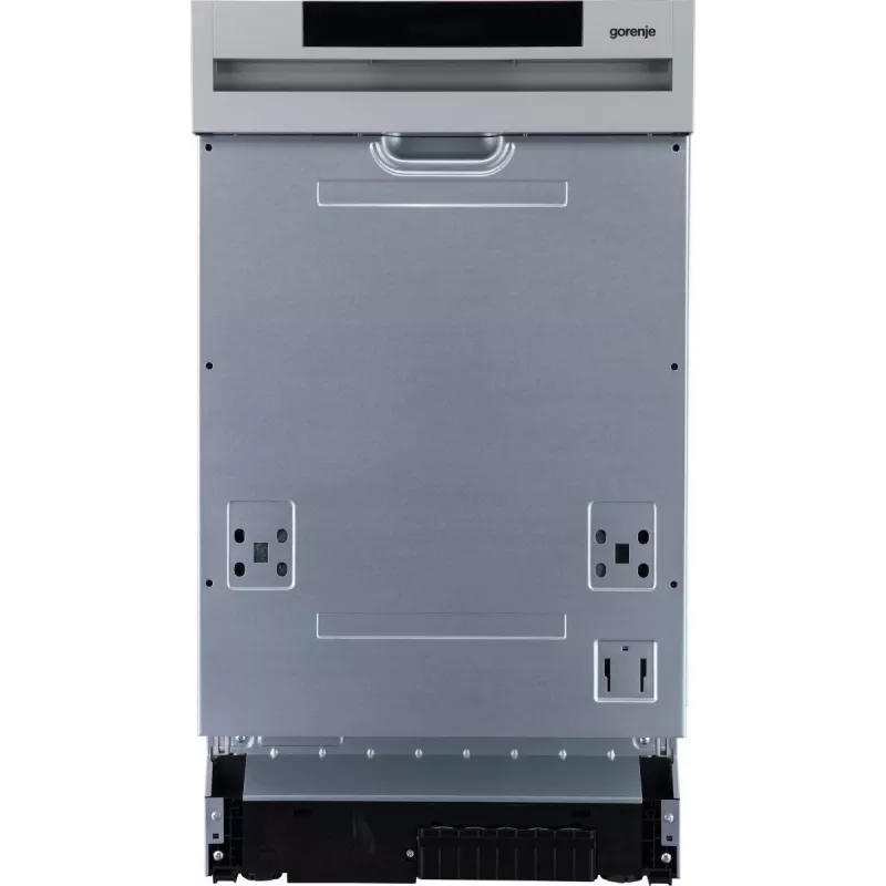 Pusiau integruojama indaplovė Gorenje GI 561 D 10 S EB — 11 komplektų, plona 45 cm, 45 dB, 9 L/ciklas