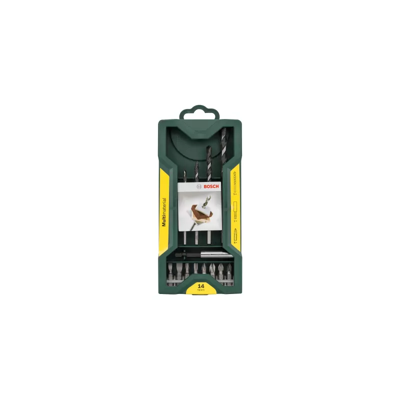 Grąžtų rinkinys Bosch Mini X-Line 14 vnt.