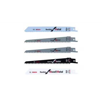 Bosch F016800307 dėlionės/slankiojo pjūklo/smūginio pjūklo pjovimo geležtė, 5 vnt.