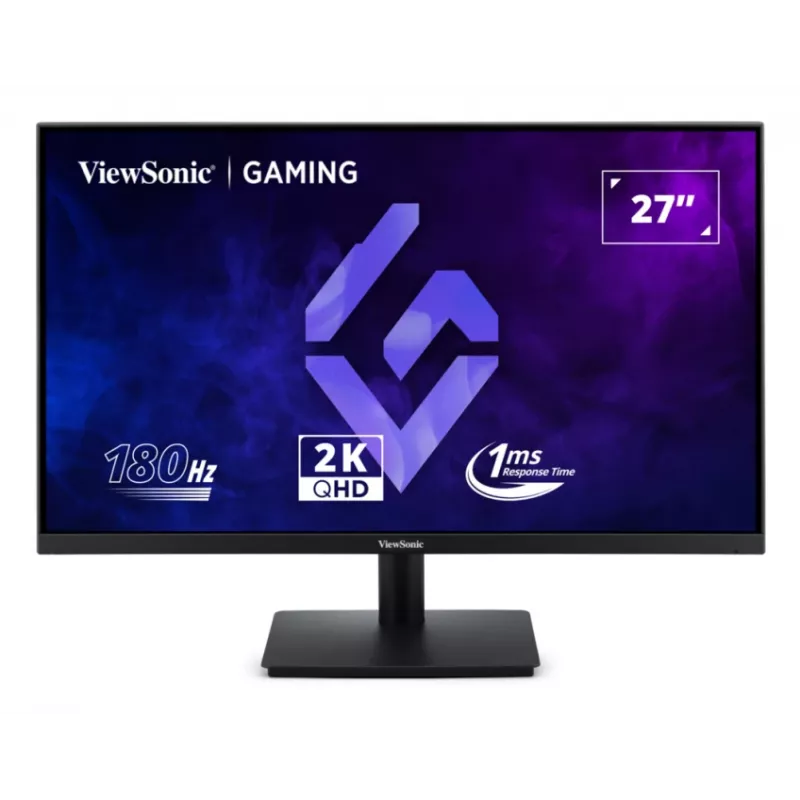 Viewsonic VX Series VX27G1-2K kompiuterio monitorius 68,6 cm (27 colių) 2560 x 1440 pikselių Quad HD LED juodas