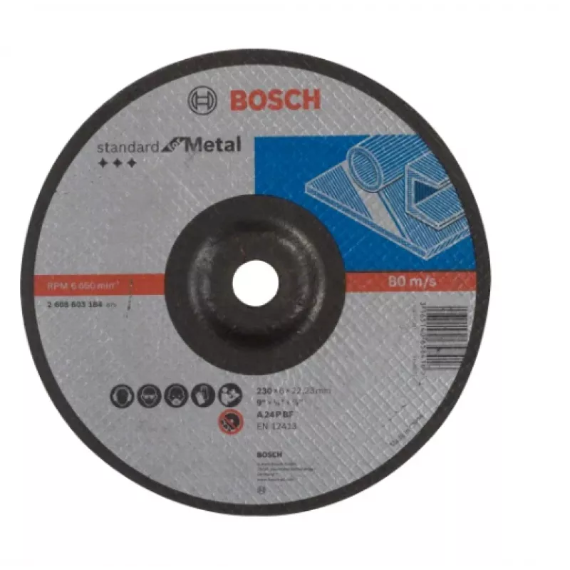 Bosch 2 608 603 184 sukamojo įrankio šlifavimo/šlifavimo reikmuo Metalo pjovimo diskas