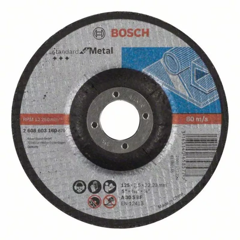 Bosch 2 608 603 160 kampinio šlifuoklio priedas Pjovimo diskas