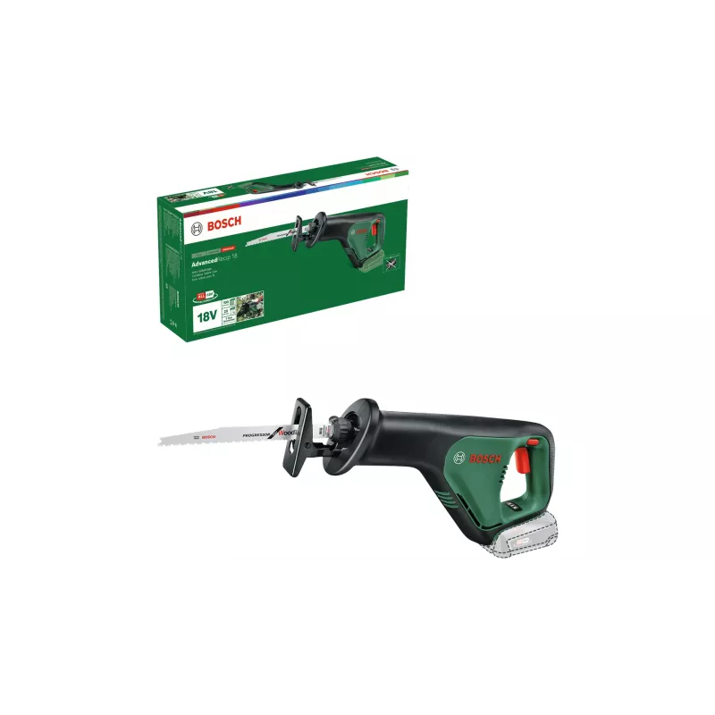 Bosch AdvancedRecip 18 300 smūgių/min, juoda, žalia