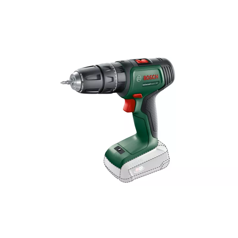 Bosch Universal Impact 18V 1450 RPM Keyless 1,3 kg Juoda, Žalia, Raudona