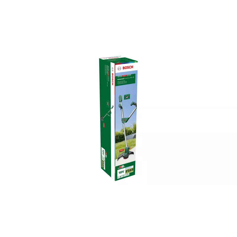 Bosch UniversalGrassCut 18V-26 26 cm Akumuliatorinis Juoda, Žalia