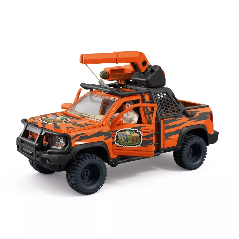 Žaidimų rinkinys Schleich Off-Road Adventure in the Jungle — džiunglių tema, plastikinės figūrėlės, 3–8 m.