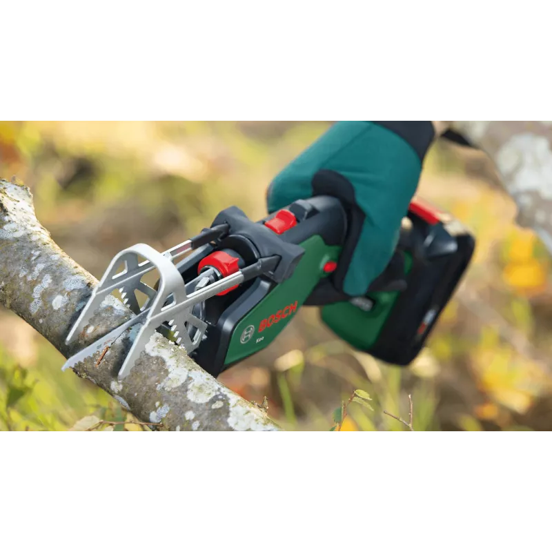 Belaidis atbulinis pjūklas Bosch Keo 2300 spm, 18 V, 2 Ah, 2300 aps./min., eiga 115 mm, svoris 1,4 kg