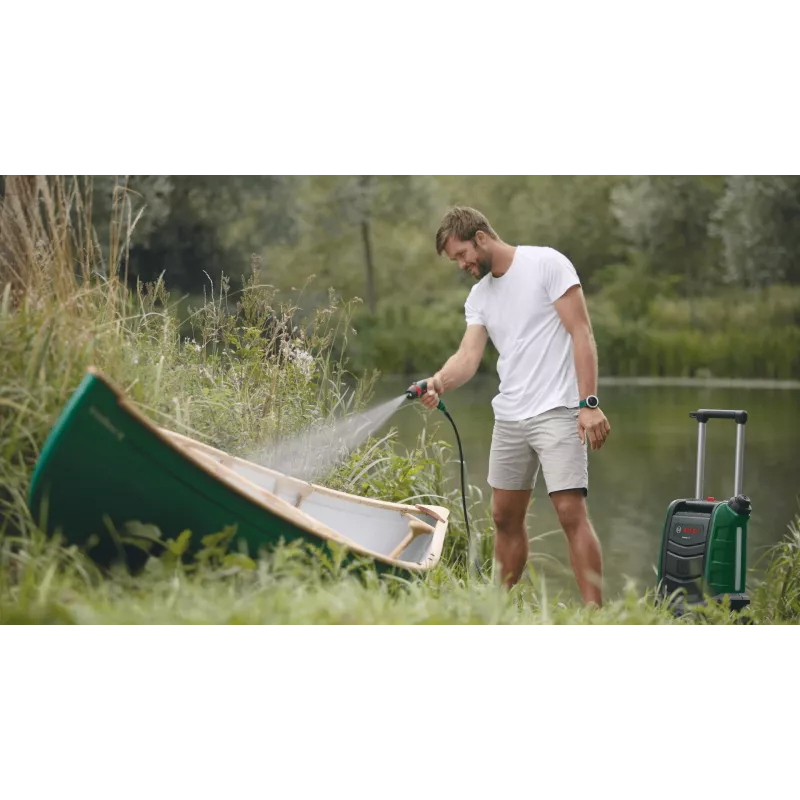 Bosch Fontus 18V slėgio plovimo įrenginys statmenas baterinis juodas, žalias