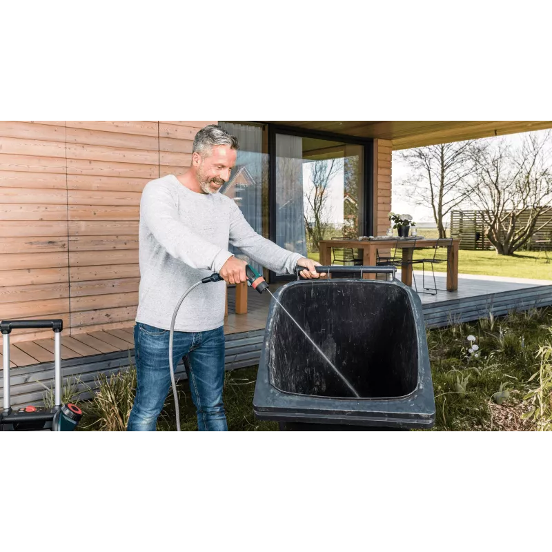 Bosch Fontus 18V slėgio plovimo įrenginys statmenas baterinis juodas, žalias