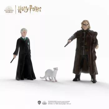 Schleich žaidimų figūrėlių rinkinys Wizarding World: Alastoras Raukšlas ir Drakas Smirdžius su šešku