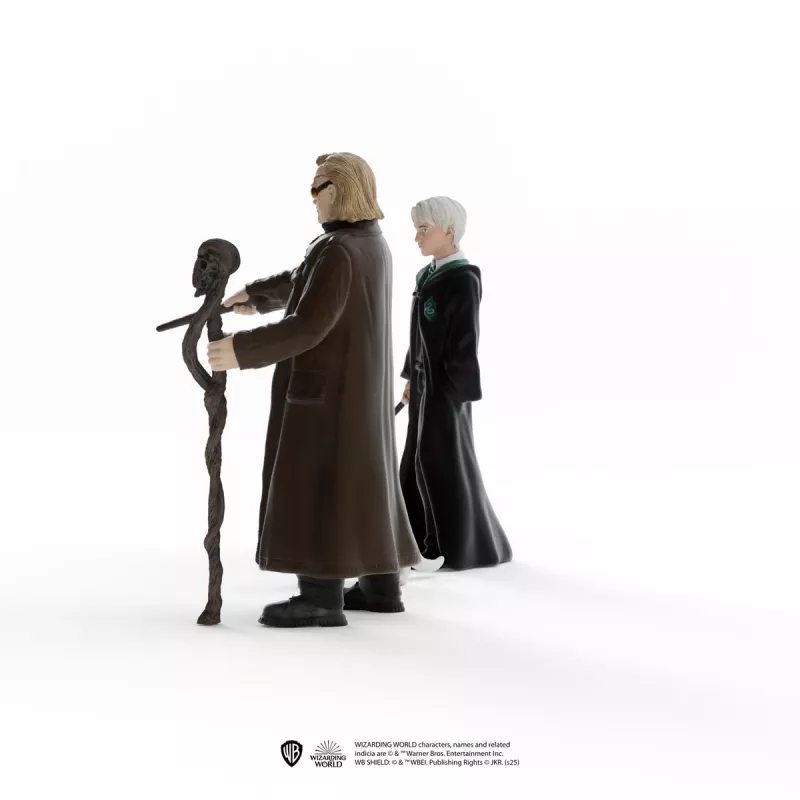 Schleich žaidimų figūrėlių rinkinys Wizarding World: Alastoras Raukšlas ir Drakas Smirdžius su šešku