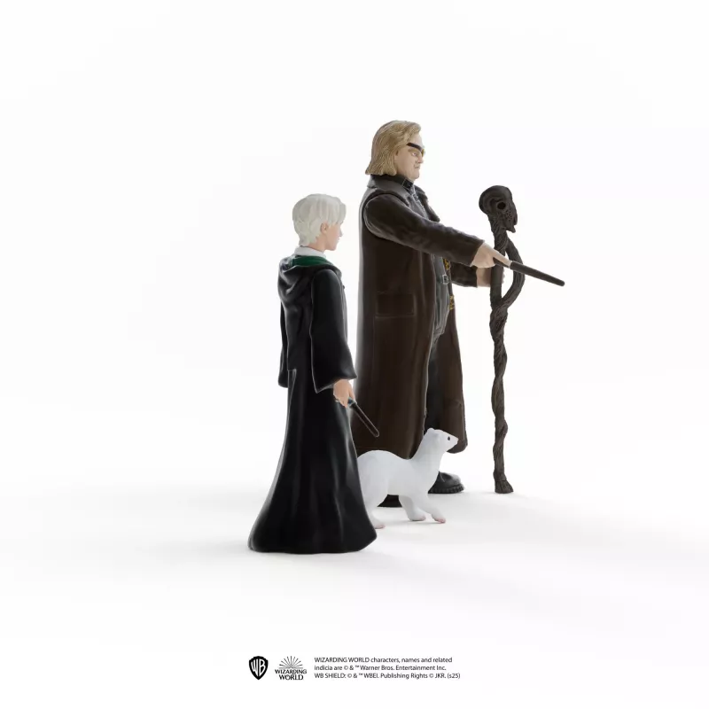 Schleich žaidimų figūrėlių rinkinys Wizarding World: Alastoras Raukšlas ir Drakas Smirdžius su šešku