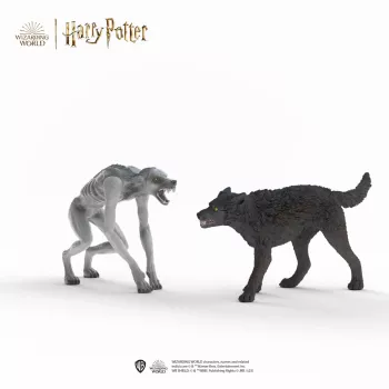 Schleich Wizarding World žaidimų rinkinys Haris Poteris Vilkolakis prieš Animagą figūrėlės, kolekcinės figūrėlės