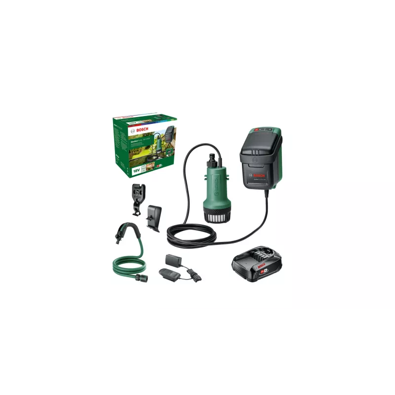 Bosch GardenPump18V-2000 (1x2,5 Ah) 2000 l/val.