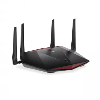 NETGEAR Nighthawk XR1000 WiFi 6 žaidimų maršrutizatorius, Wi-Fi 6 (802.11ax), dviejų dažnių (2,4 GHz / 5 GHz), Ethernet LAN, juodas, stalinis maršrutizatorius