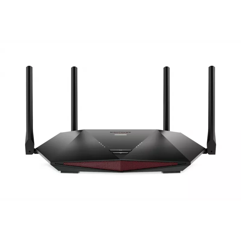 NETGEAR Nighthawk XR1000 WiFi 6 žaidimų maršrutizatorius, Wi-Fi 6 (802.11ax), dviejų dažnių (2,4 GHz / 5 GHz), Ethernet LAN, juodas, stalinis maršrutizatorius