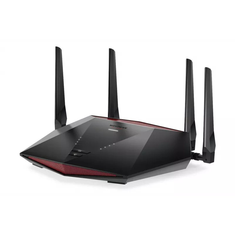 NETGEAR Nighthawk XR1000 WiFi 6 žaidimų maršrutizatorius, Wi-Fi 6 (802.11ax), dviejų dažnių (2,4 GHz / 5 GHz), Ethernet LAN, juodas, stalinis maršrutizatorius