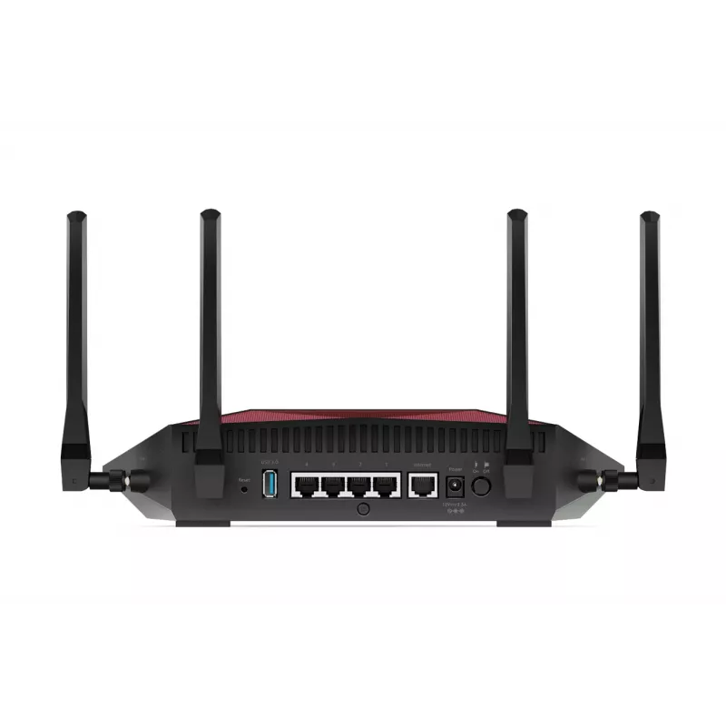 NETGEAR Nighthawk XR1000 WiFi 6 žaidimų maršrutizatorius, Wi-Fi 6 (802.11ax), dviejų dažnių (2,4 GHz / 5 GHz), Ethernet LAN, juodas, stalinis maršrutizatorius