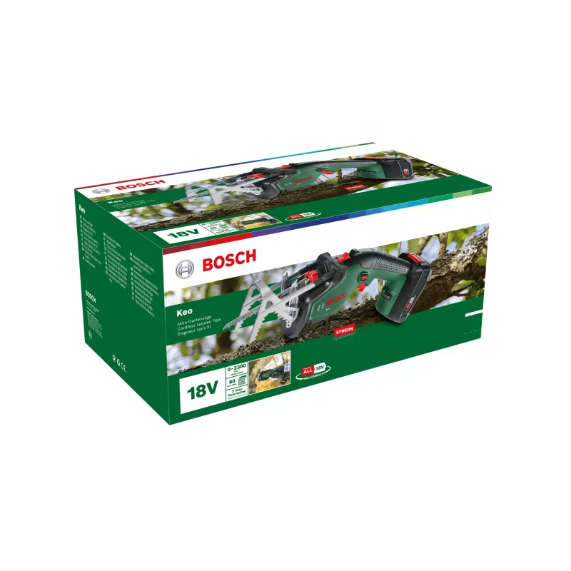 Bosch Keo elektrinis siaurapjūklis 2300 aps./min 1,4 kg