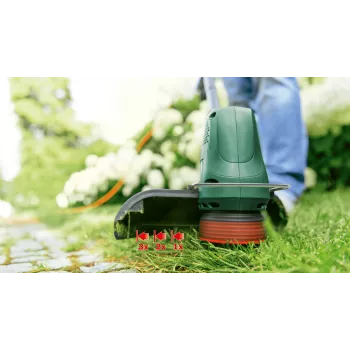 Bosch EasyGrassCut 23 23 cm 280 W kintamoji srovė Juoda, Žalia