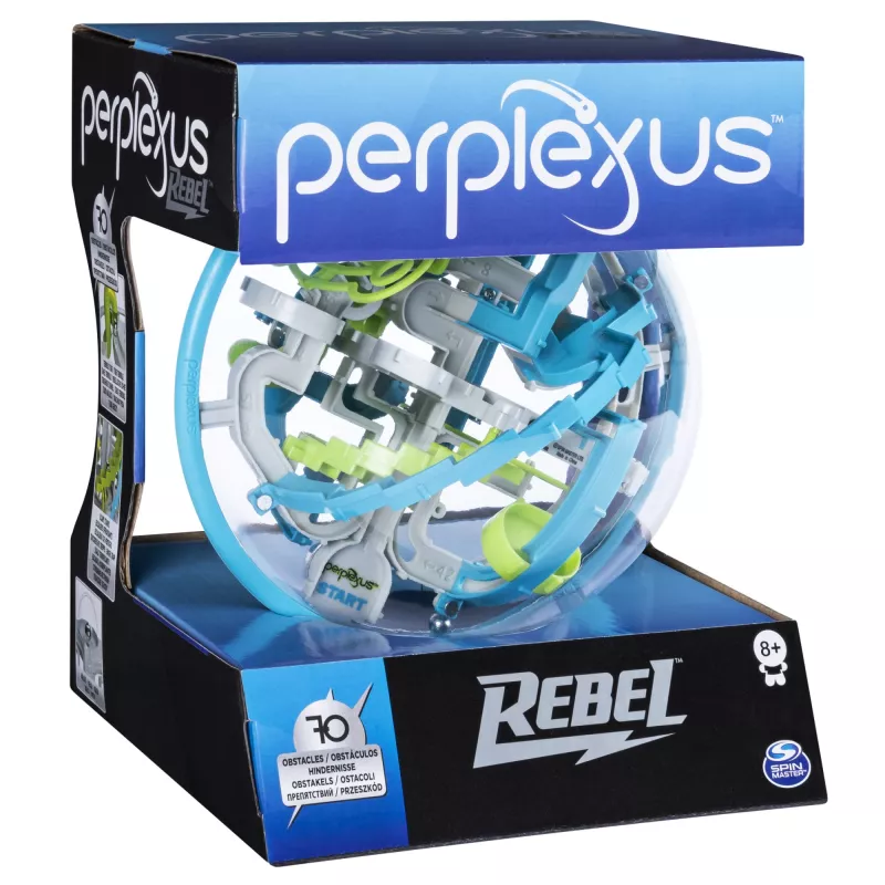 Perplexus Rebel, 3D labirintas su 70 kliūčių, labirinto dėlionės žaislas, 6 m.